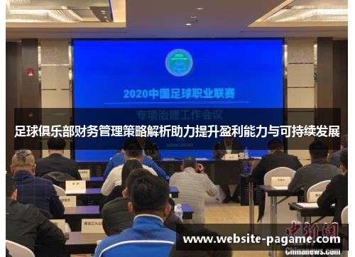 足球俱乐部财务管理策略解析助力提升盈利能力与可持续发展 足球俱乐部财务管理策略解析助力提升盈利能力与可持续发展